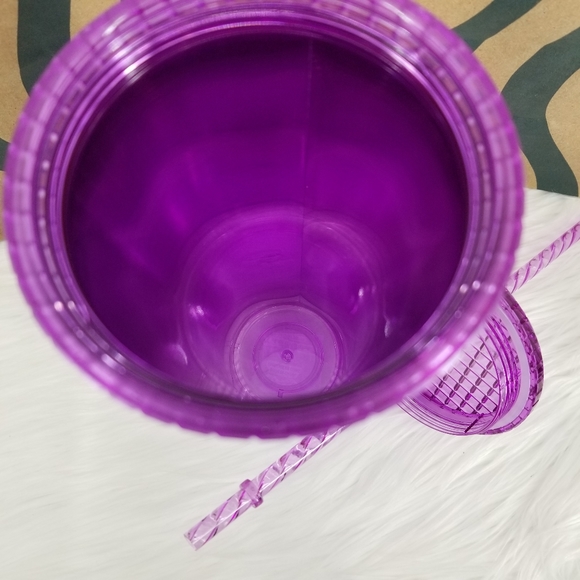 Starbucks Summer 2021 Berry Pink Purple Red Grid Venti Cold Tumbler Cup - Picture 5 of 6
